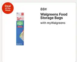 Walgreens Walgreens Food Storage Bags offer