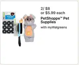 Walgreens PetShoppe Pet Supplies offer