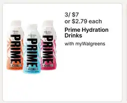 Walgreens Prime Hydration Drinks offer