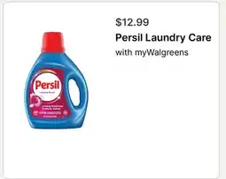 Walgreens Persil Laundry Care offer
