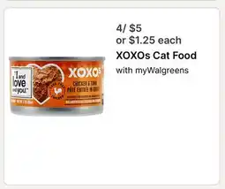 Walgreens XOXOs Cat Food offer