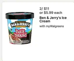 Walgreens Ben & Jerry's Ice Cream offer