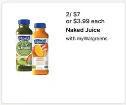 Walgreens Naked Juice offer