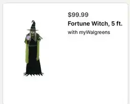 Walgreens Fortune Witch, 5 ft offer