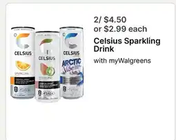 Walgreens Celsius Sparkling Drink offer