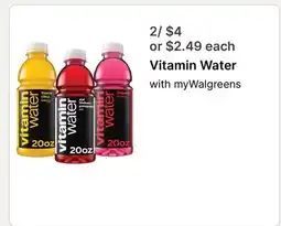 Walgreens Vitamin Water offer