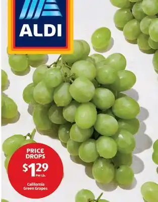 Aldi California Green Grapes offer