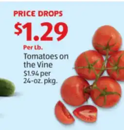 Aldi Tomatoes on the Vine offer