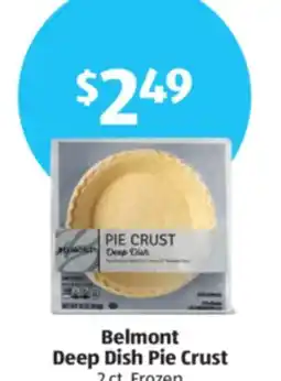 Aldi Belmont Deep Dish Pie Crust offer