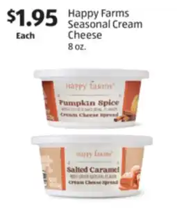 Aldi Happy Farms Seasonal Cream Cheese offer