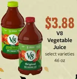 Fareway V8 Vegetable Juice offer