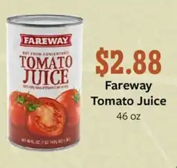 Fareway Fareway Tomato Juice offer