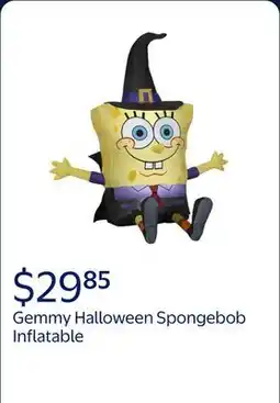 Walmart Gemmy 4 ft. H Halloween Airblown Inflatables Nickelodeon Spongebob As Witch Costume offer