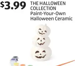 Aldi THE HALLOWEEN Paint-Your-Own Halloween Ceramic offer