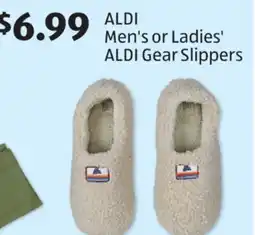 Aldi Men's or Ladies' ALDI Gear Slippers offer