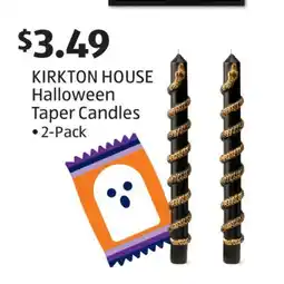 Aldi KIRKTON HOUSE Halloween Taper Candles offer