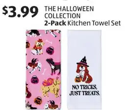 Aldi THE HALLOWEEN COLLECTION 2-Pack Kitchen Towel Set offer