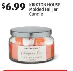 Aldi KIRKTON HOUSE Molded Fall Jar Candle offer