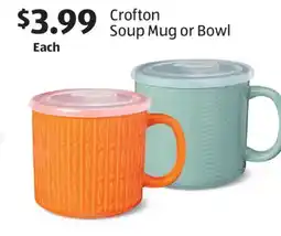 Aldi Crofton Soup Mug or Bowl offer