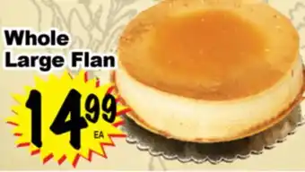 Superior Grocers Whole Large Flan offer