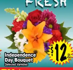 Superior Grocers Independence Day Bouquet offer