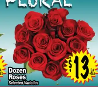 Superior Grocers Dozen Roses offer