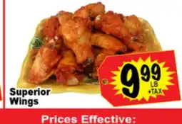 Superior Grocers Superior Wings offer