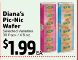 Superior Grocers Diana's Pic-Nic Wafer offer