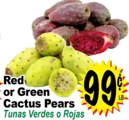 Superior Grocers Red or Green Cactus Pears offer