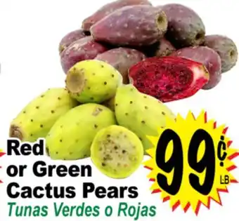Superior Grocers Red or Green Cactus Pears offer