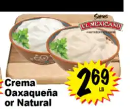 Superior Grocers Crema Oaxaqueña or Natural offer