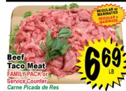 Superior Grocers Beef Taco Meat offer