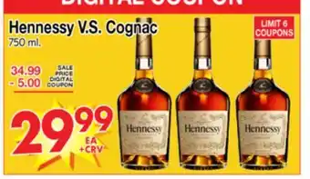 Superior Grocers Hennessy V. S. Cognac offer