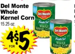 Superior Grocers Del Monte Whole Kernel Corn offer