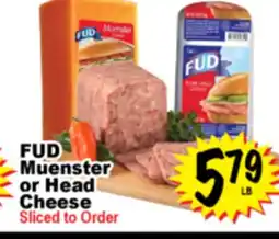 Superior Grocers FUD Muenster Muenster or Head or Head Cheese Cheese offer