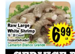 Superior Grocers Raw Large White Shrimp offer