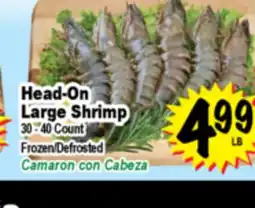 Superior Grocers Head-On Large Shrimp offer