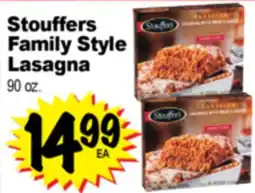 Superior Grocers Stouffers Family Style Lasagna offer