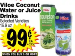 Superior Grocers Viloe Coconut Water or Juice Drinks offer
