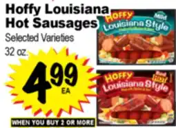 Superior Grocers Hoffy Louisiana Hot Sausages offer