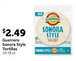 Fareway Guerrero Sonora Style Tortillas offer
