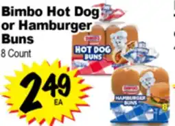 Superior Grocers Bimbo Hot Dog or Hamburger Buns offer