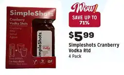 Grocery Outlet Cranberry Vodka Rtd offer