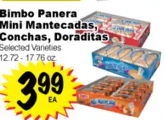 Superior Grocers Bimbo Panera Mini Mantecadas, Conchas, Doraditas offer