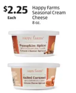 Aldi Happy Farms Seasonal Cream Cheese offer
