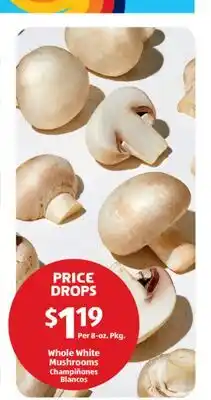 Aldi Whole White Mushrooms offer