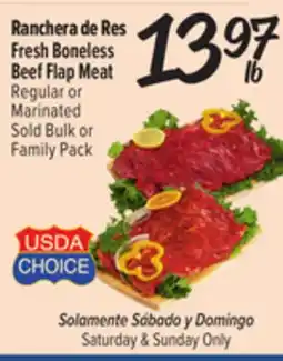 El Super Fresh Fresh Boneless Beef Flap Meat offer