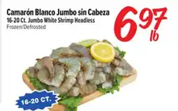 El Super Fresh Jumbo White Shrimp Headless offer