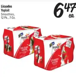 El Super Fresh Yoplait Smoothies offer