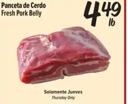 El Super Fresh Fresh Pork Belly offer
